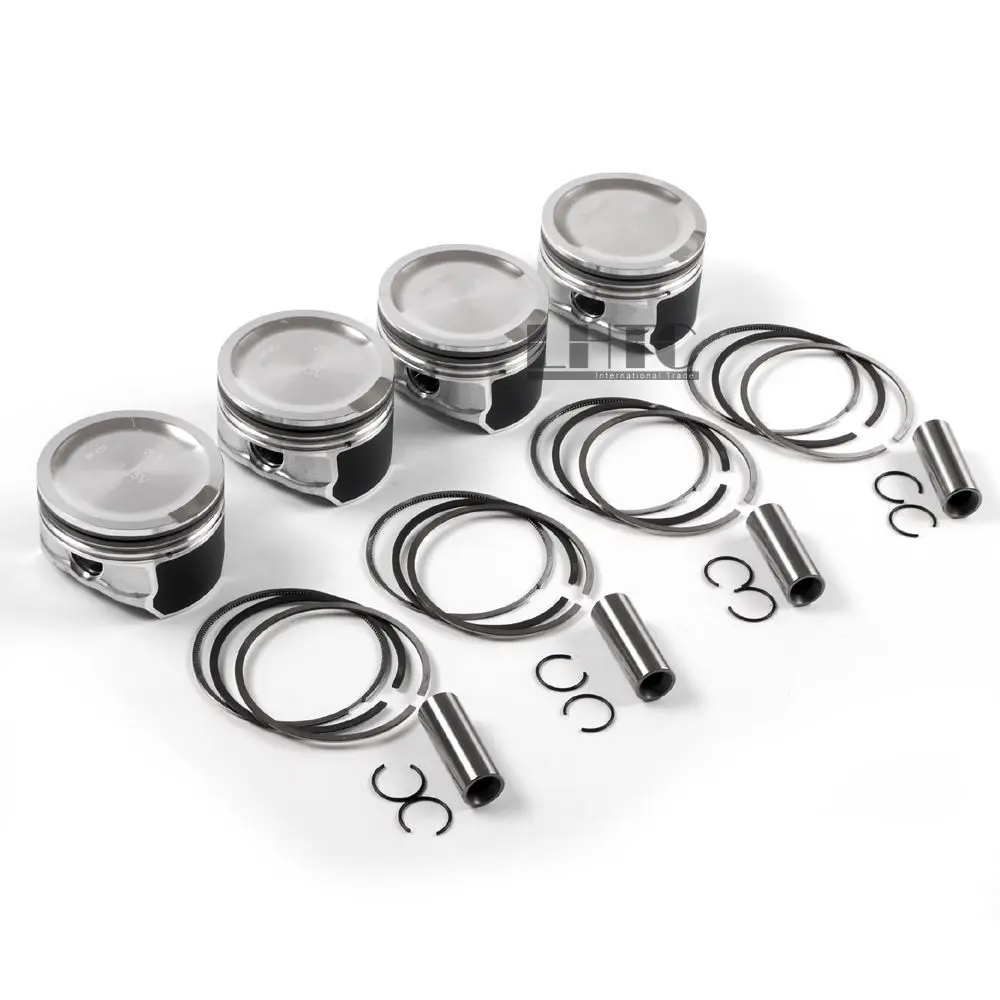 One Set Engine Pistons Rings Bearing Shell Repair Kit Head Bolt Rebuild For V W Je tta Beetle Golf G TI  Audi 1.8 Turbo AWP AWM