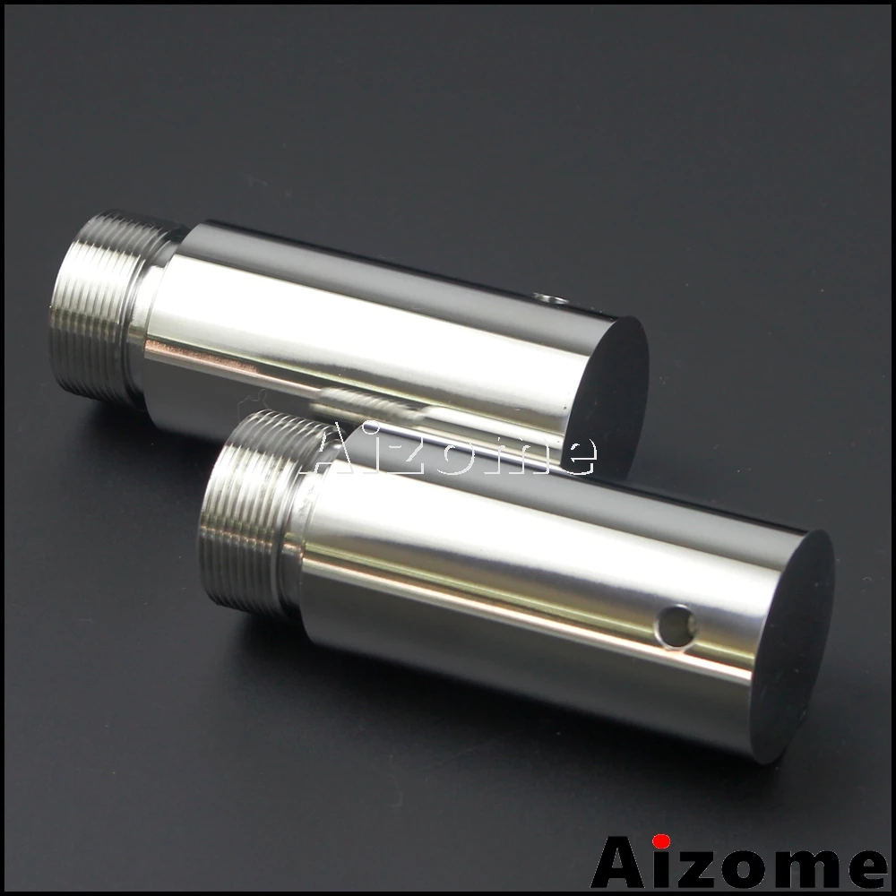 1Pair Steel Chrome 40mm Fork Tube 3inch Extensions  For Harley Dyna Glide FXD Sportster XL 1200 883 Motorcycle Accessories