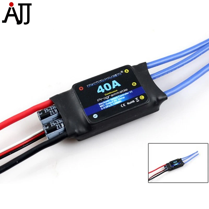 RCTimer 40A ESC Brushless Motor Speed Controller ESC40A