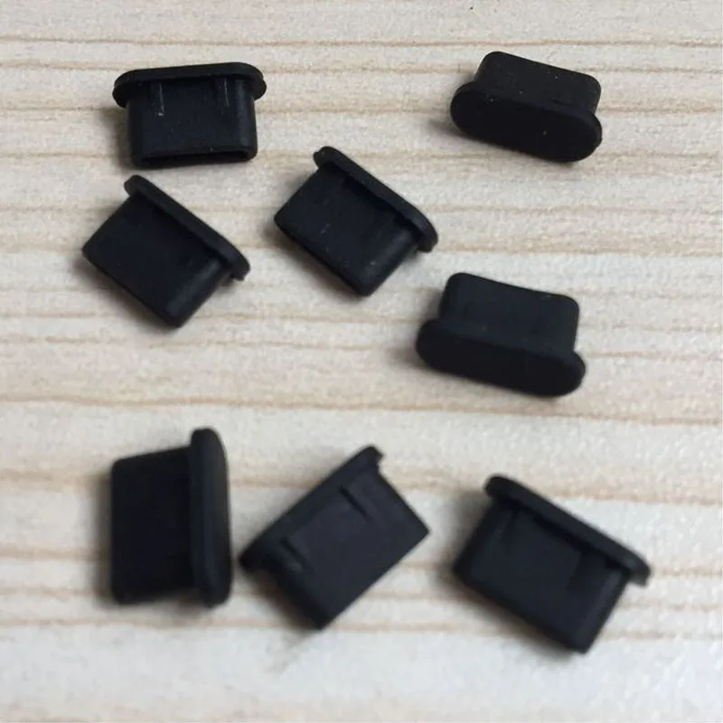 10 قطعة USB Type-C تهمة ميناء الغبار المكونات سيليكون USB نوع C كابل واجهة حامي لسامسونج هواوي Xiaomi الهاتف Dustplug