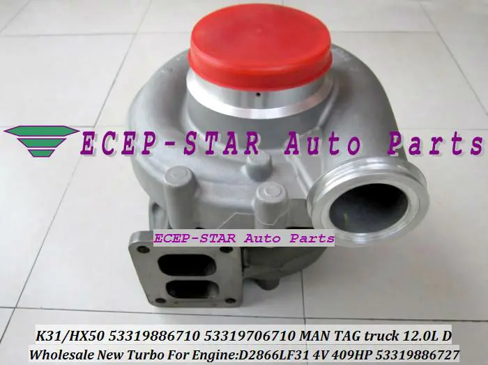 

K31 53319706710 53319886710 5331 970 6710 5331 988 6710 Turbo Turbine Turbocharger For MAN TAG truck D2866LF31 4V 12.0L D 409HP