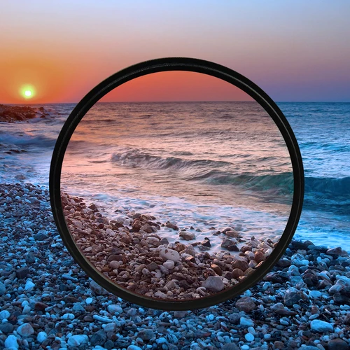 Imagen 2 del producto Seafrogs-carcasa de cámara de fotografía subacuática, filtro rojo impermeable de 67MM para buceo