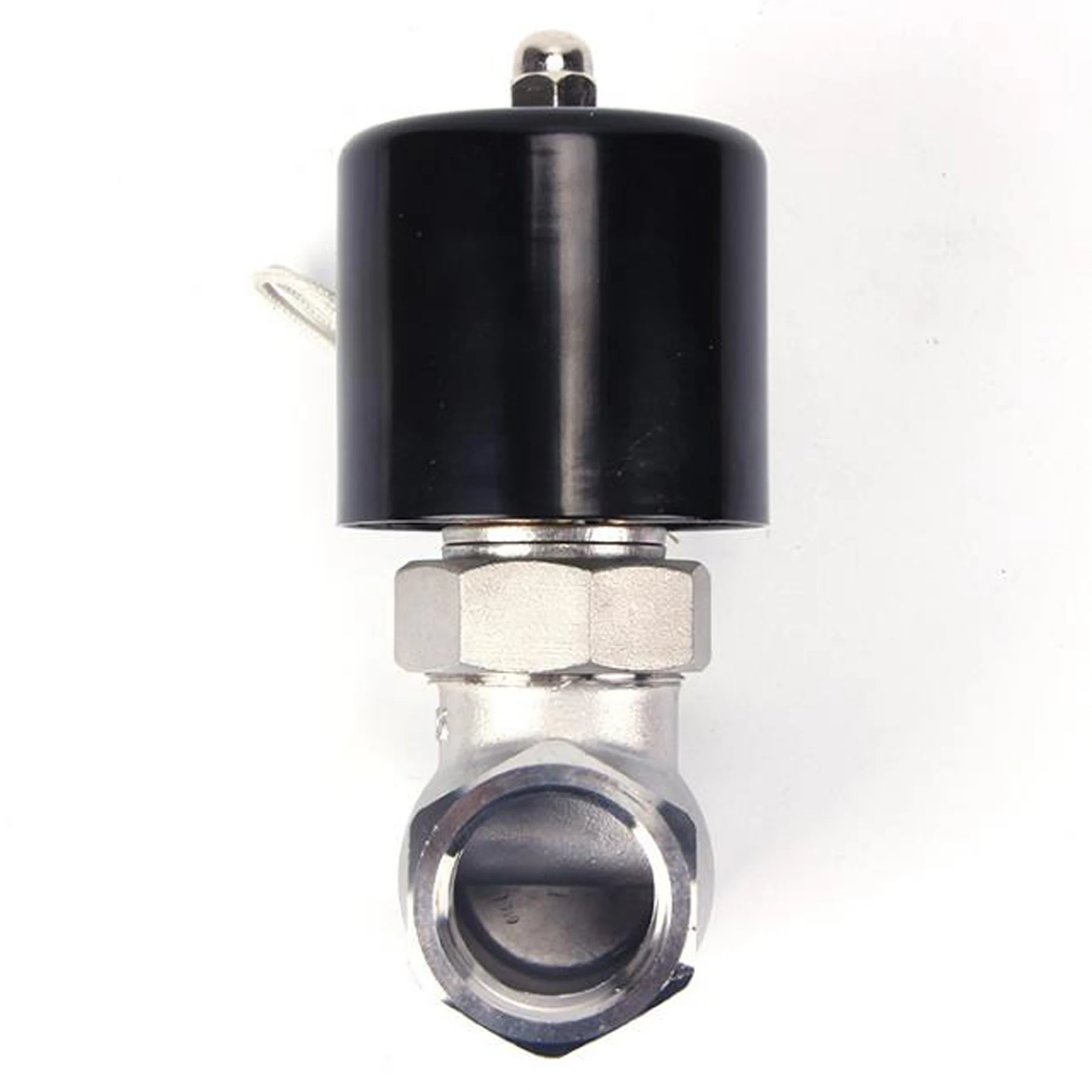 Stainless steel pilot piston steam solenoid valve, AC 220V DC 24V high temperature and high pressure, DN15 DN20 DN25