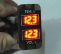 Dual Battery Volt Meter For Toyotaa Prado 120 Lexus LX470 Landcruiser 100