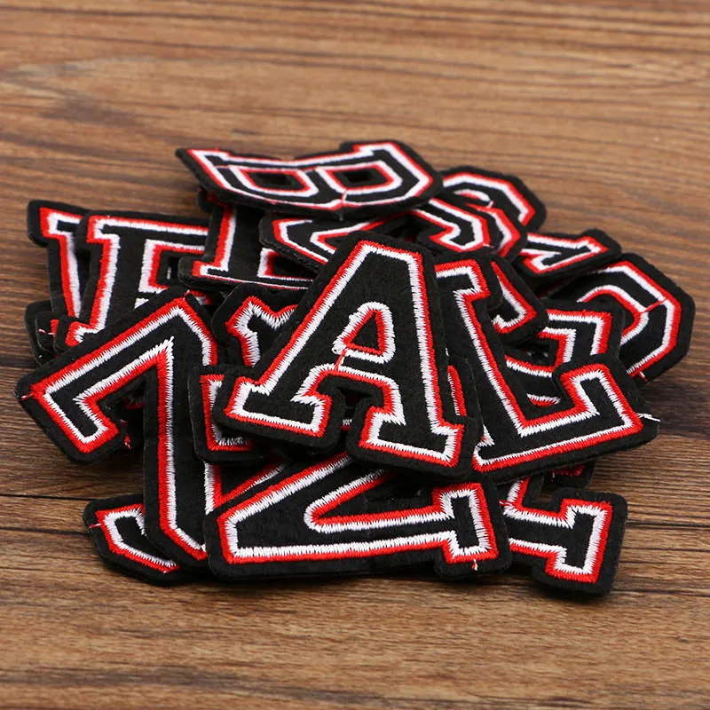 1 pcs/lot Cartoon Random Color PEACE Letters Embroidery Iron On Patches Clothes Appliques Sew On Motif Badge DIY Clothing Bag