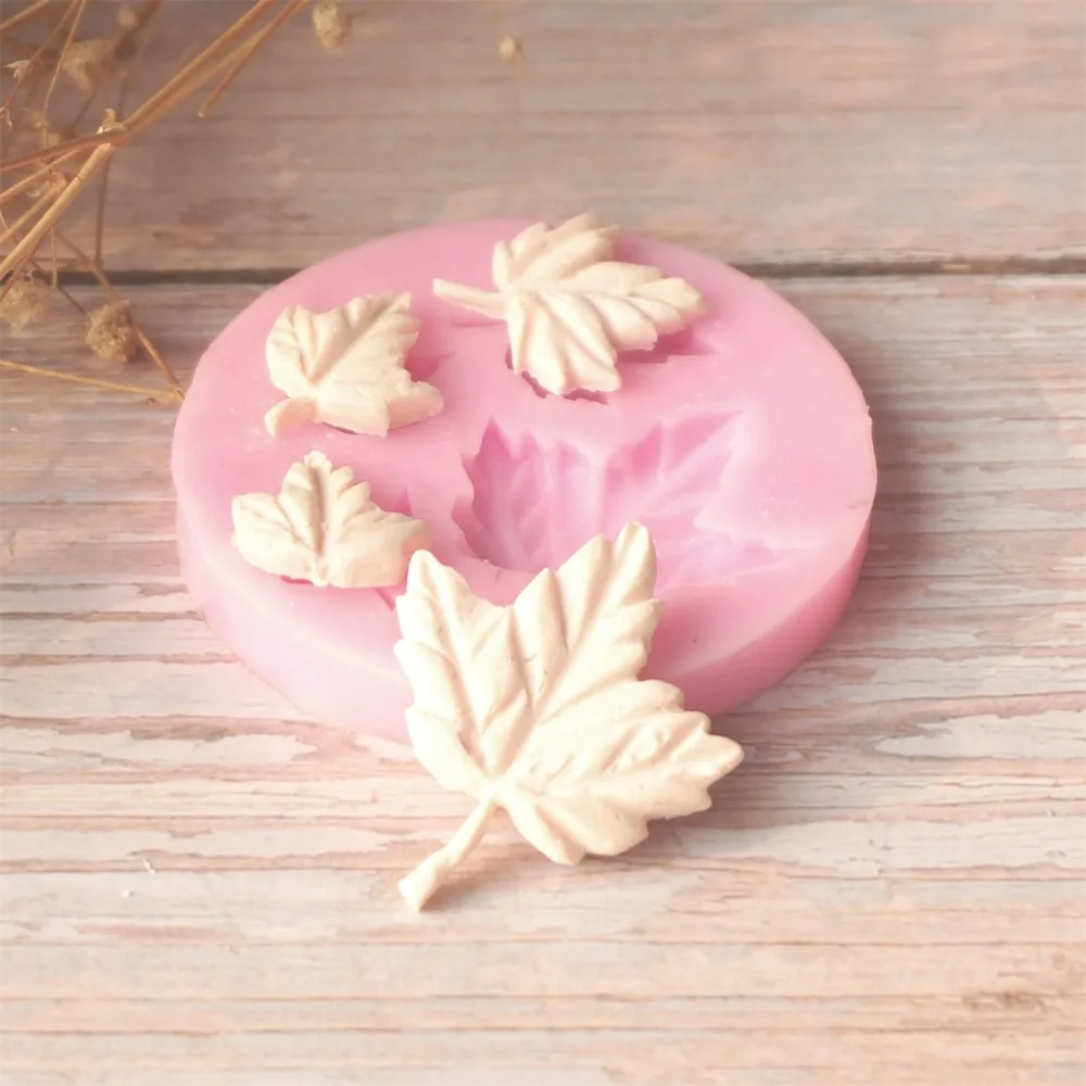 Leaf Shape 3D silicone mold fondant mold cake decorating tools chocolate gumpaste mold