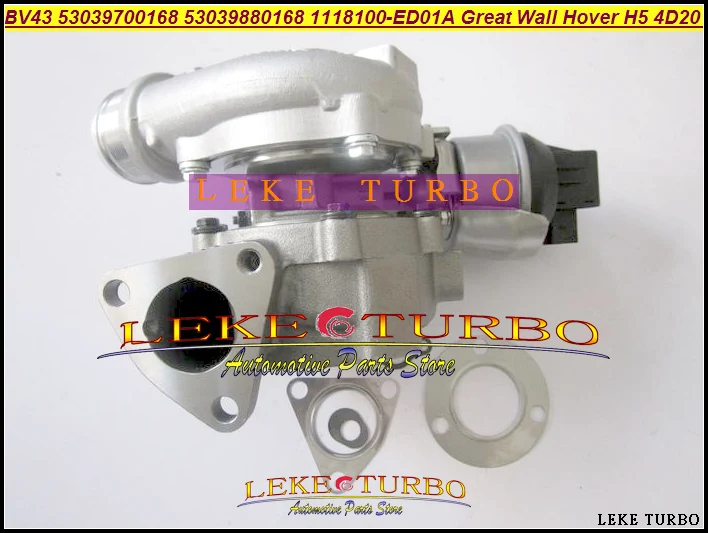 

Турбокомпрессор BV43 0168 53039700168 53039880168 1118100-ED01A 1118100ED01A для Great Wall Hover H5 2.0T 4D20 2.0L