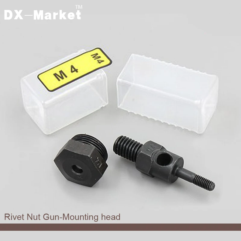 Pistola de Tuercas de remache ciego, herramienta de tuerca de inserción Manual pesada, Mandriles manuales con cabezal de montaje M3, M4, M5, M6 y llave inglesa