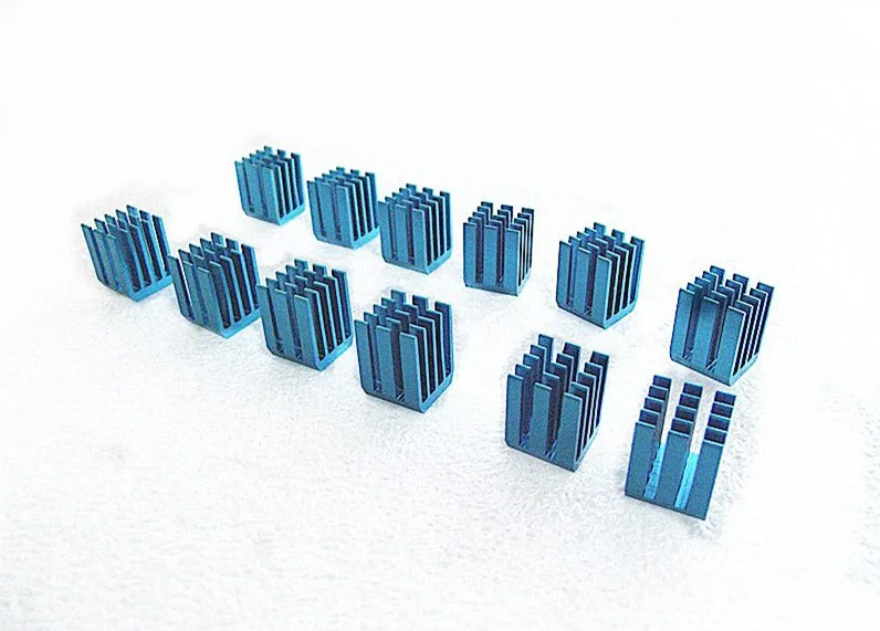 12pcs MOS tube Heatsink higher aluminum alloy material for motherboard power MOS heat sink