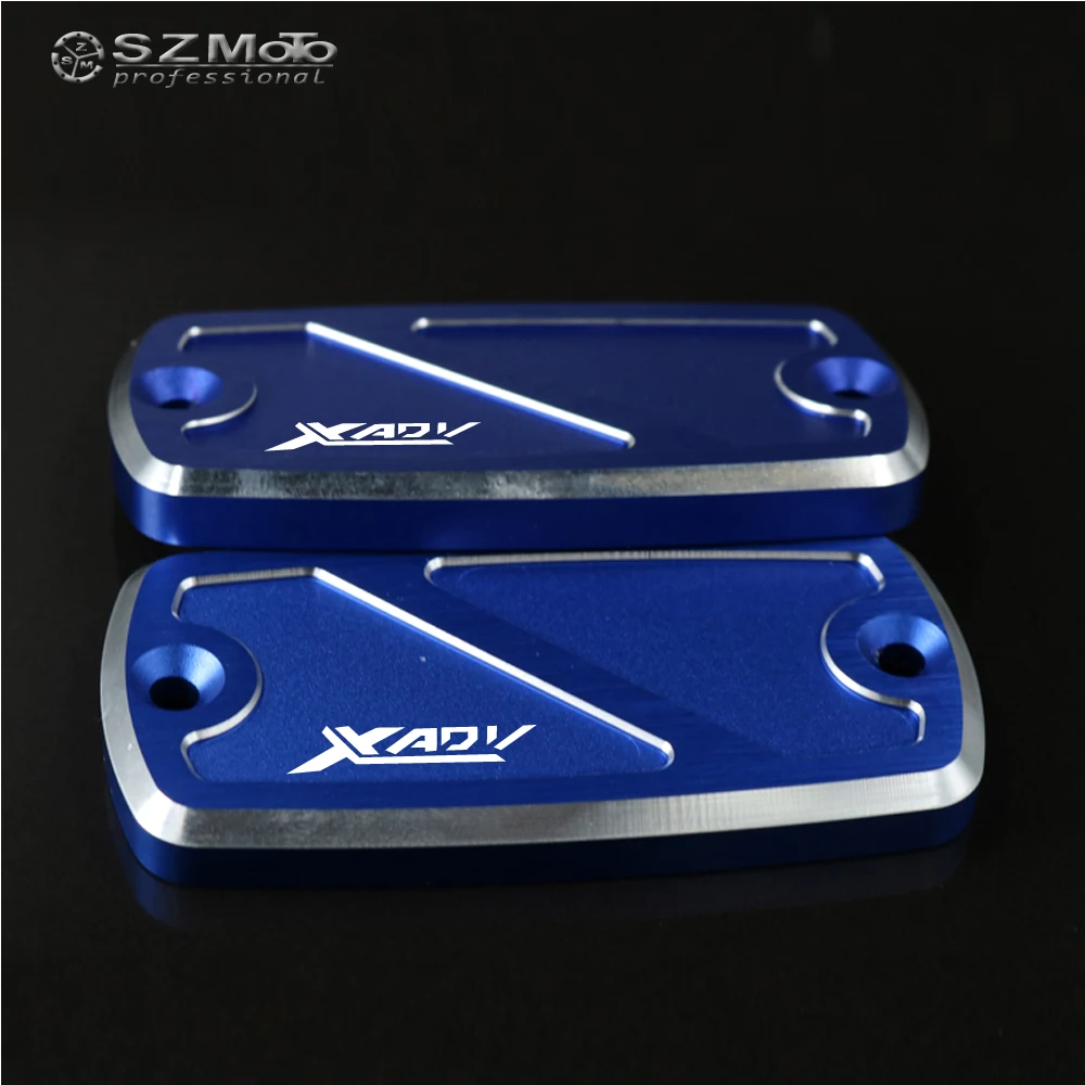 For HONDA X-ADV XADV 2017-2023 Aluminum Motorcycle Accessories Front / Rear Brake Master Cylinder Fluid Reservoir Cover Cap CNC