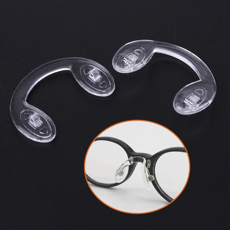 Hot New 2 Pcs/Lot U Style Silicone Conjoined Eyeglass Soft Nose Pads For Kids Children Boys Girls High Quality