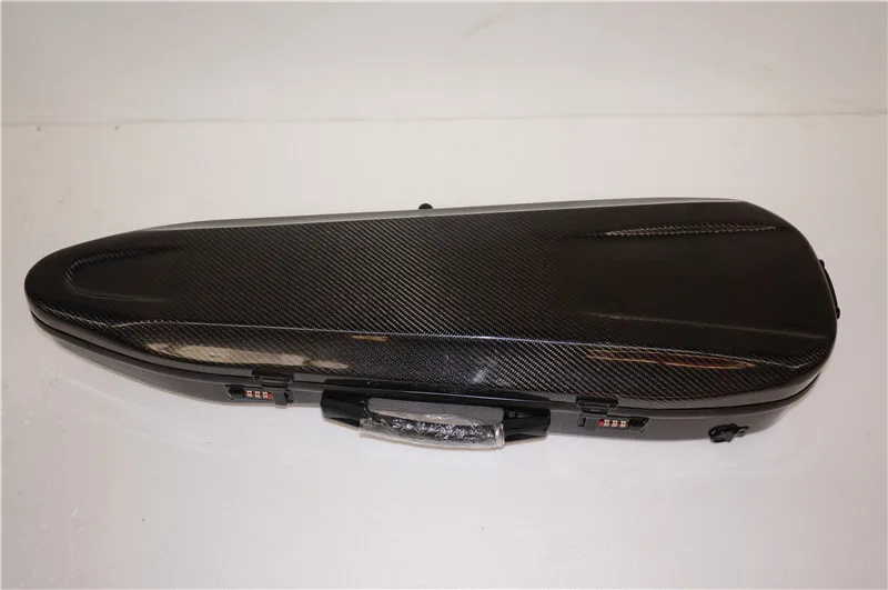 

black 4/4 violin case full size composite carbon fiber case