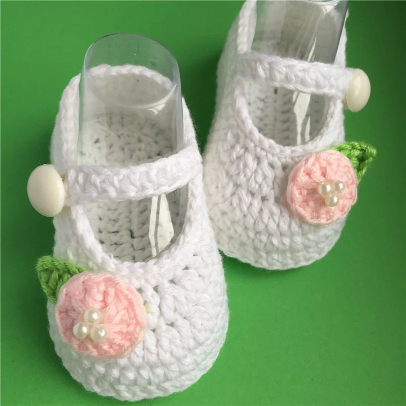 QYFLYXUE Handmade yarn knitted soft sole shoes toddler  socks baby shoes