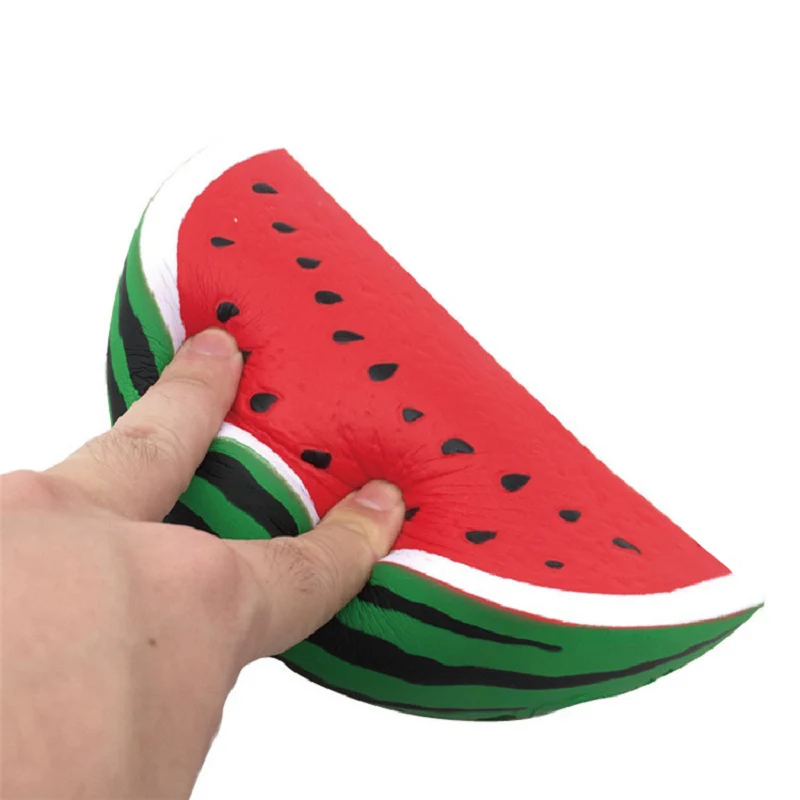 Fruit Simulation Watermelon Squishy Slow Rising Squeeze Toy Kawaii Squishy Kids Stress Relief Squeeze Toys Party Xmas Gift