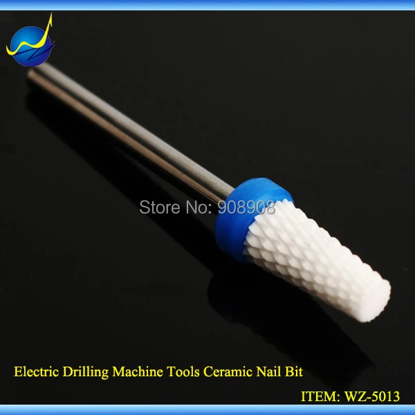 

Free Shipping 1pc White Ceramic Nail Drill Bit Electric Nail File Chiropody Podiatry Manicure Pedicure Cuticle Remover Cleaner