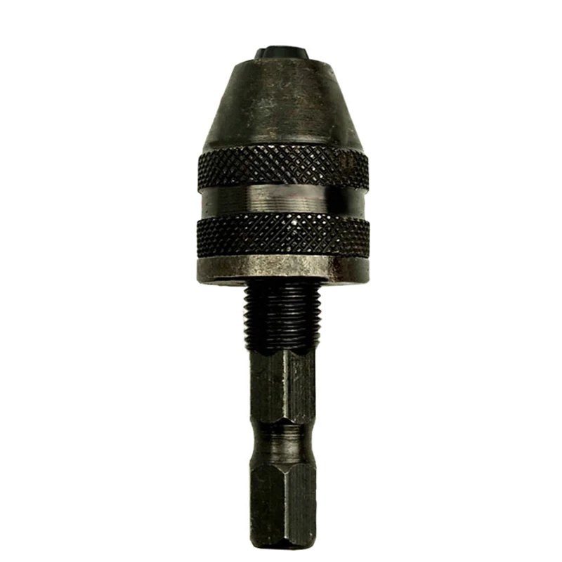 New Keyless Hex Shank Dril Bit Converter Mini Quick Change Chuck Screwdriver Impact Driver Adaptor 0.5 - 3mm Power Rotary Tools