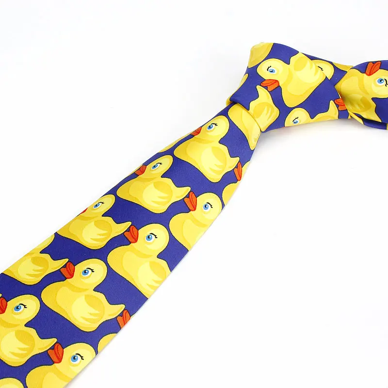 Brand New Hot Fashion 2018 Brand New Barney's How I Met Your Mother Ducky Tie Yellow Rubber Duck Necktie Ties Barney Ducky