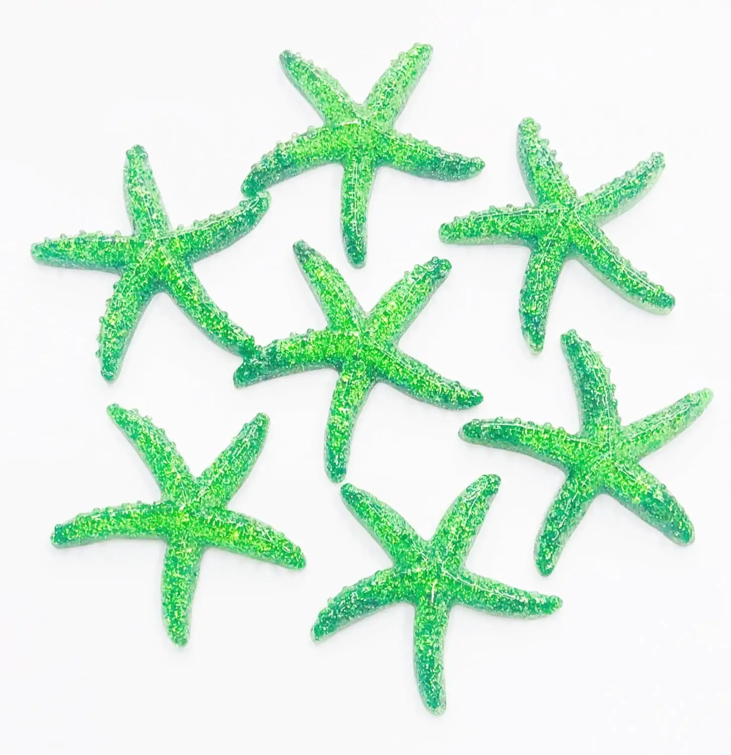 8Pcs Slime Charms Starfish Filler For Clear/Fluffy Mud Box Popular Children Toys Kids Slime DIY Kit Accessories Modeling Clay