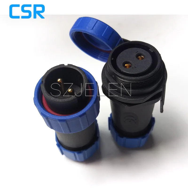 SP2110/P2-S2, 2 Pin Connector Waterproof, High Voltage Connector,Optical Fiber Connector,High Temperature Connectors,IP68