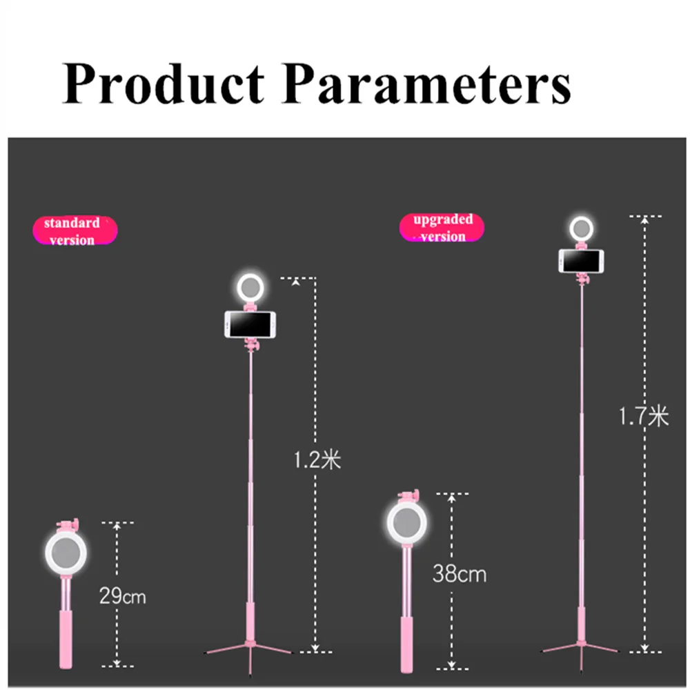 Dimmerabile LED Selfie Anello di Luce Video di Youtube Live 3200 k Photo Studio Luce Con Il Supporto Del Telefono Presa USB Con Selfie stickTripod