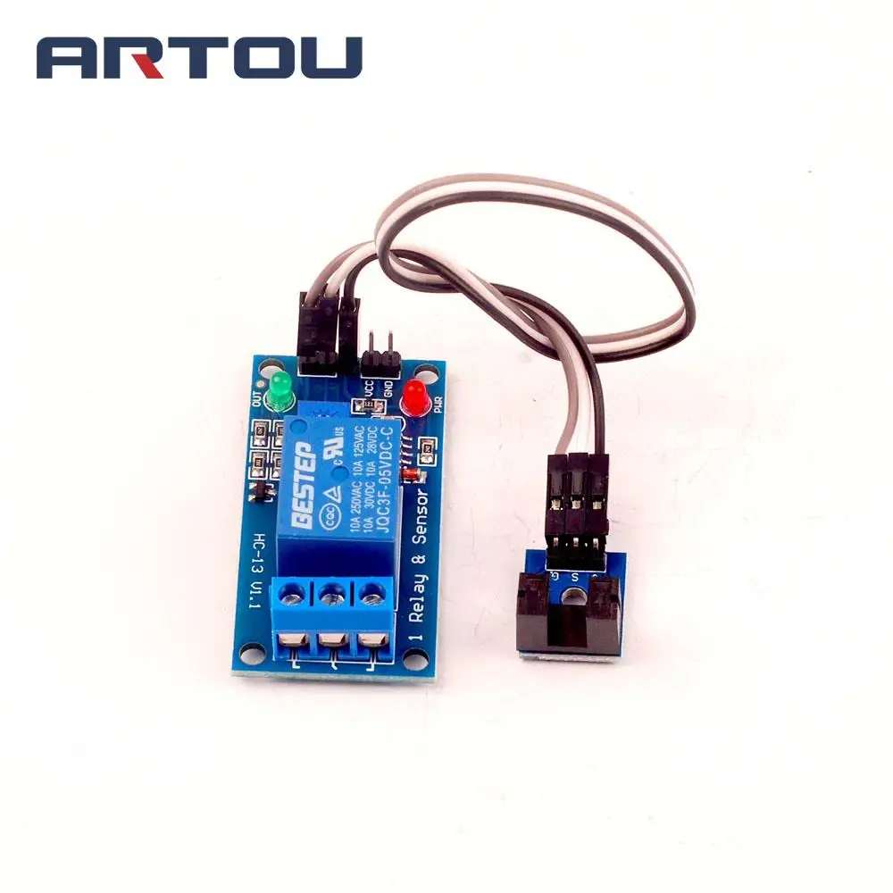 1PCS DC 5V 1 Channel Groove Type Optical Coupler Trigger Speed Sensor Relay Module