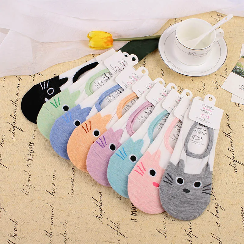 

20 Pairs Ladies Girls Invisible Fashion Footsie Secret Hidden Socks Quality Cotton Ankle Short Sock Socks ZJWZ-022