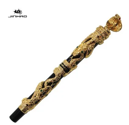 

High Quality Luxury Jinhao Snake Ballpoint Pen 0.7MM Nib Novelty Cobra 3D Pattern Pen for Men Business Office Supplies Gift
