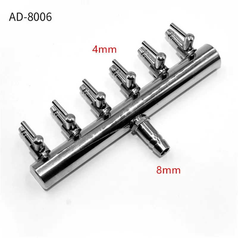 4/8mm Aquarium Air Splitter Airline Tubing Air Flow Divider Air Valve Controller Switch Air Manifolds Taps Aquarium Accessories