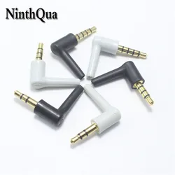 1pcs 3.5mm Stereo Headset Plug 3 4 5 pole 3.5 Audio Plugs Adaptor Connector for Earphone Maintenance ect White Black