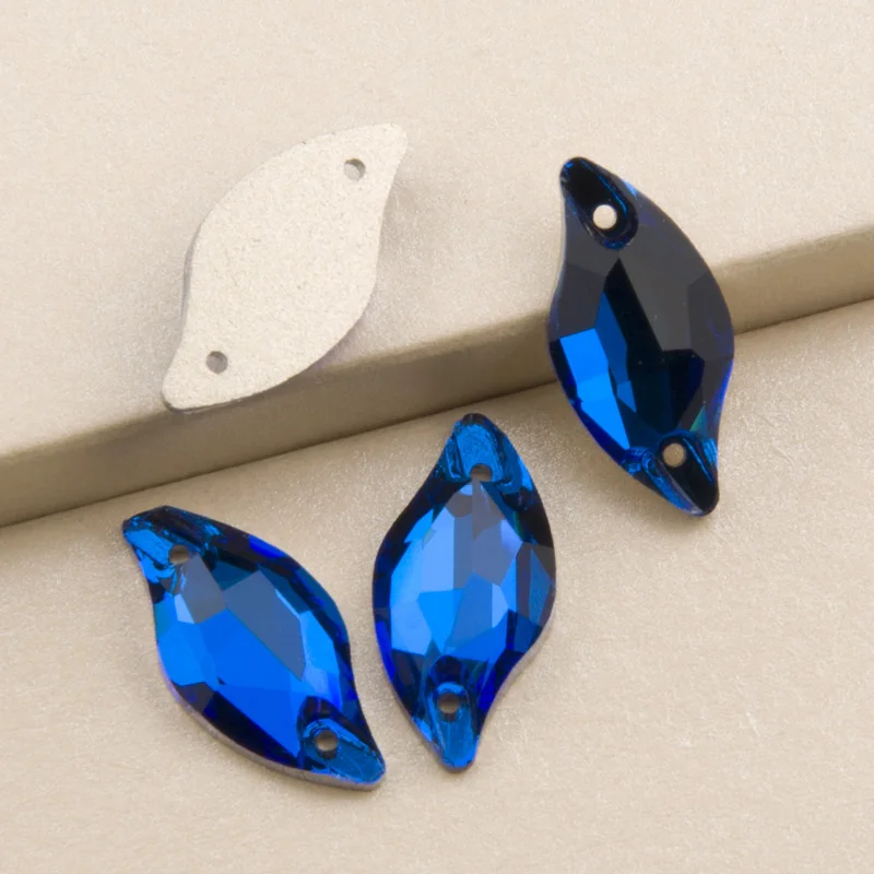 YANRUO 3254 Diamant Blatt Nähen Strass Flatback Lose Perlen Strass Nähen Auf Kristall Steine Für Schmuck Machen – Detail 18