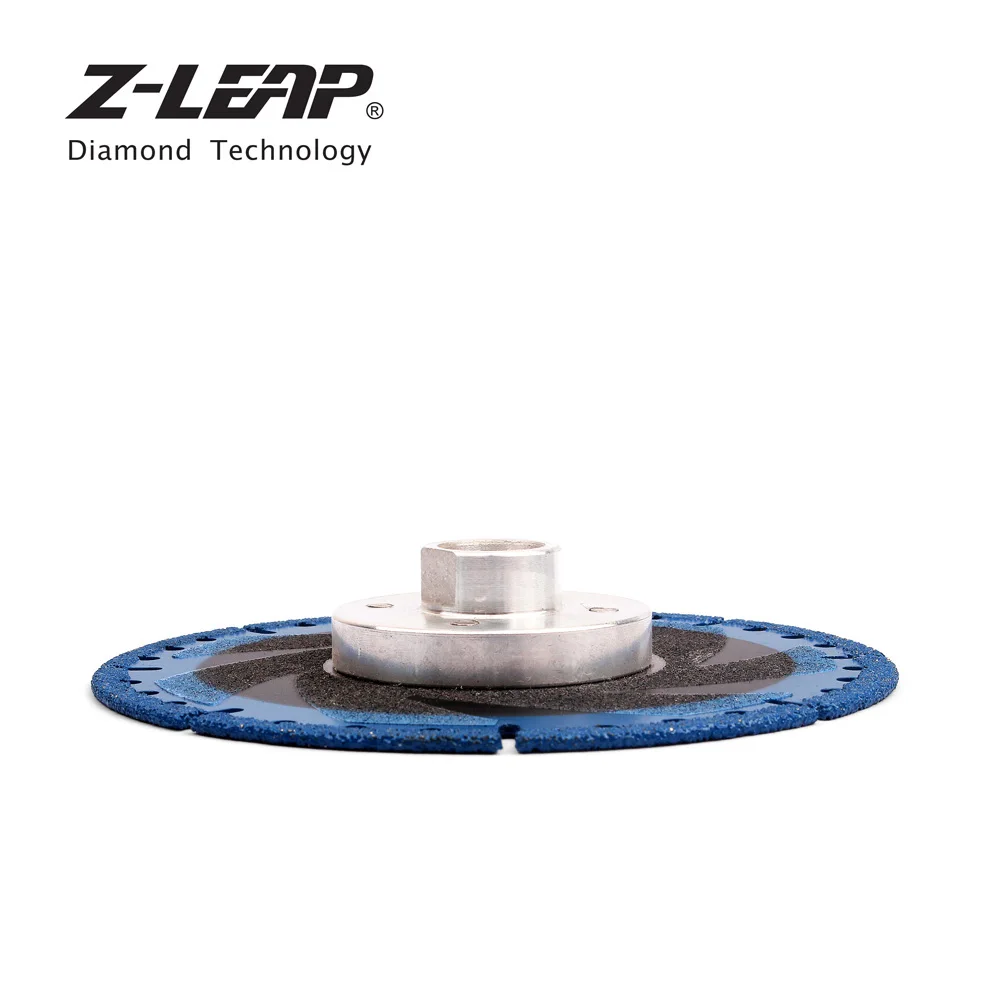 Z-LEAP 5 "125 มิลลิเมตรสูญญากาศ Brazed เพชรตัด 5/8-11 หรือ M14 หน้าแปลน Multi อเนกประสงค์กู้ภัยบดล้อ