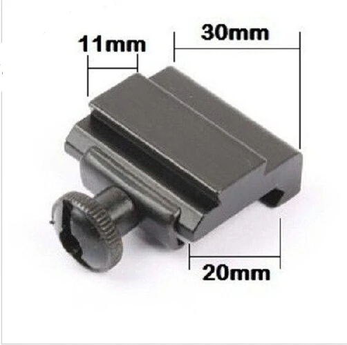 

Scope Mount Rail 20MM Dovetail to 10MM/11MM Picatinny Weaver Adapter Base Scope Mounts Accessories