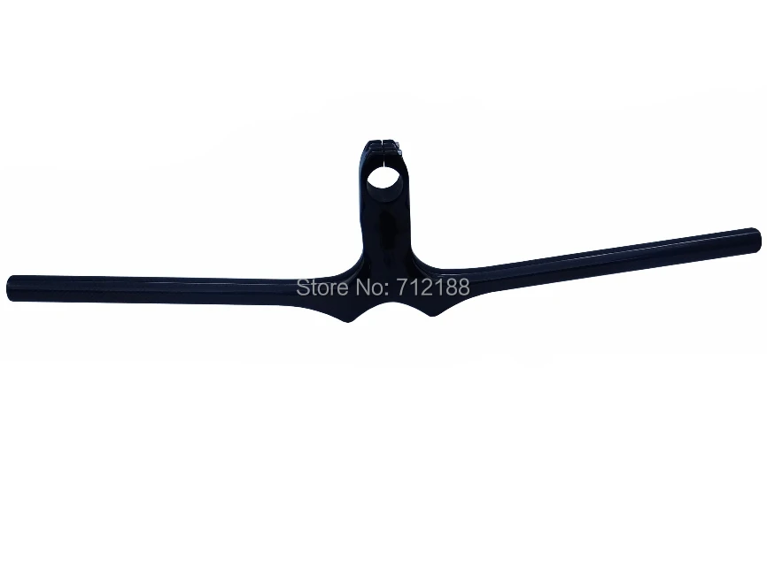 HB-022  :  Carbon Cycling  MTB Bike  Integrated Handlebar For MTB Bike Flat Handlebar  600mm stem 100mm