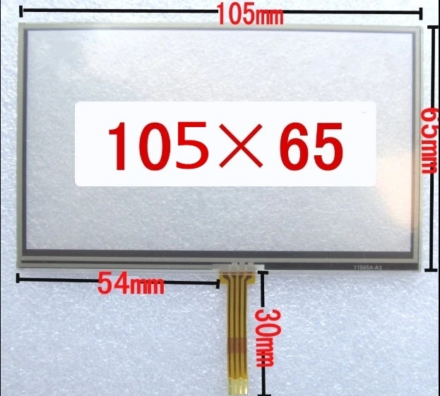 

10pcs/lot New 4.3 inch rk-5800 touch-screen rk-5008 hand-written screen rk-5005 touch panel 105*65 mm