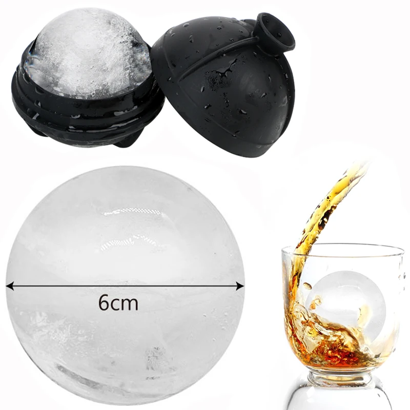 4cm/ 6 cm Ball Ice Molds DIY Home Bar Party Cocktail Use Sphere Round Ball Ice Cube Makers Kitchen Ice Cream Moulds