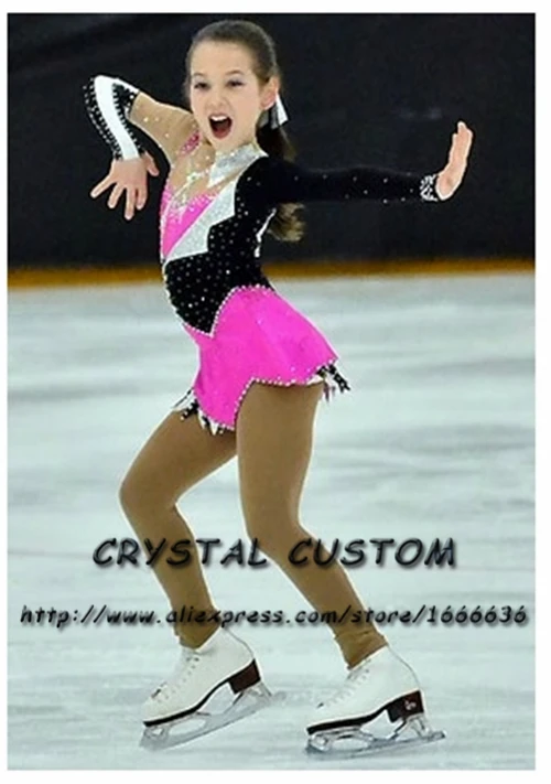 Girls Figure Skating Dresses For Competition Graceful New Brand  Ice Skating Dress Custom DR3956