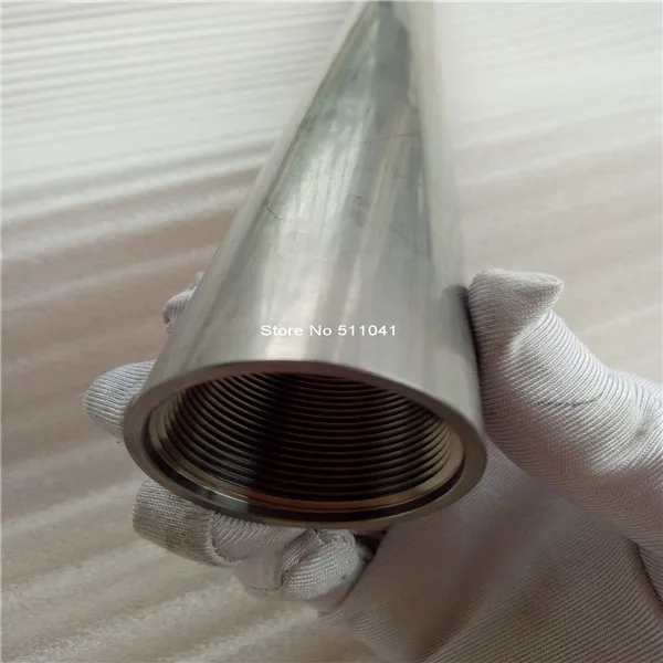 Gr5 titanium tube  ,Resistance to high pressure high temperature titanium tube, titanium thread tube35*3.5*550