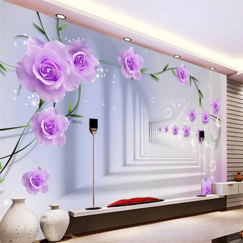 

wellyu обои papel de parede papier peint Custom wallpaper Rose 3D stereo TV wall wall papers home decor 3d wall murals