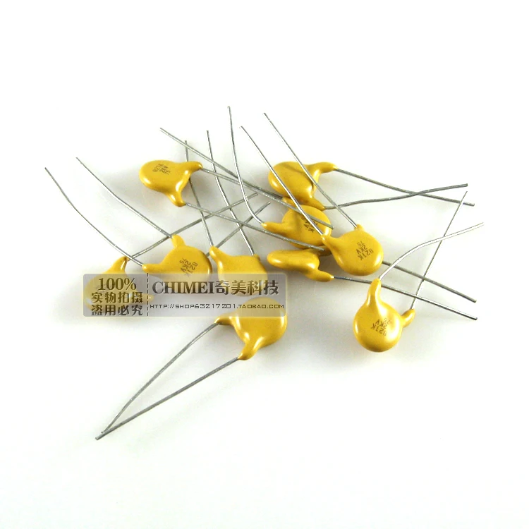 High-voltage ceramic capacitors 2KV 821K ceramic disc capacitors commonly used in high-voltage occasions