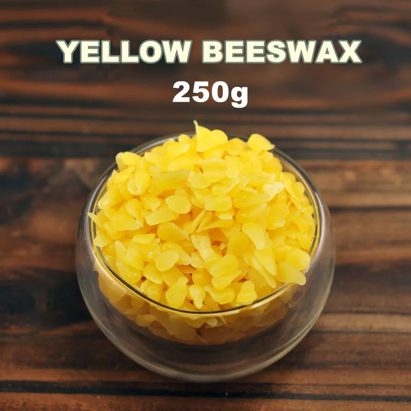 Natural yellow beeswax lip balm 250g domestic