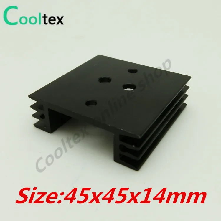 

3pcs/lot 45x45x14mm heatsink heat sink radiator for TO-3 triode