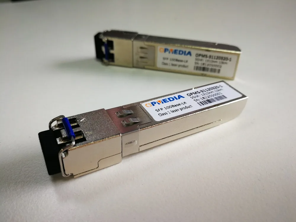 Cisco compatible SGMII SFP 100Base-FX 1310nm SMF 10km transceiver Operating case temperature: 0 to+70 centigrade optical module