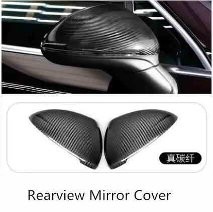 2PCS Real Carbin Fibre Rearview Mirror For Porsche Cayenne 2011-2017 Z2EA1314