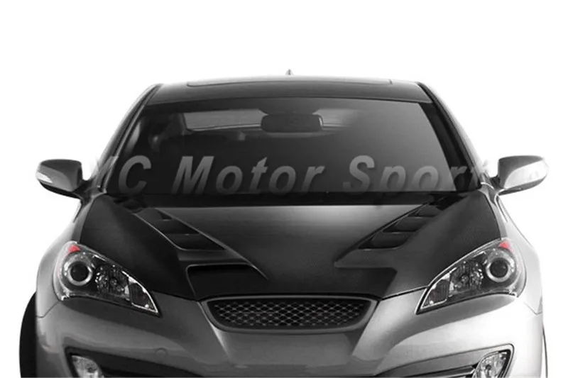 Car Accessories FRP Fiber Glass Front Grille Fit For 2010-2012 Hyundai Rohens Genesis Coupe Front Grille Mesh