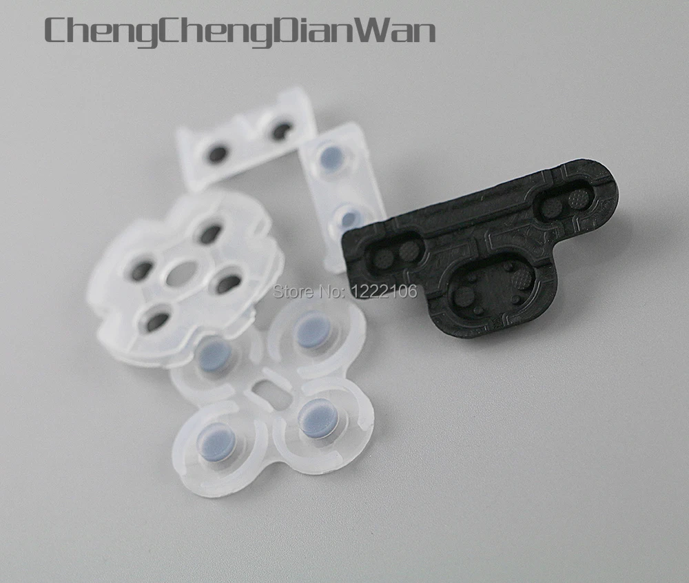 5sets For Play Station 3 PS3 Controller Silicone conductive Rubber Button Pad Set