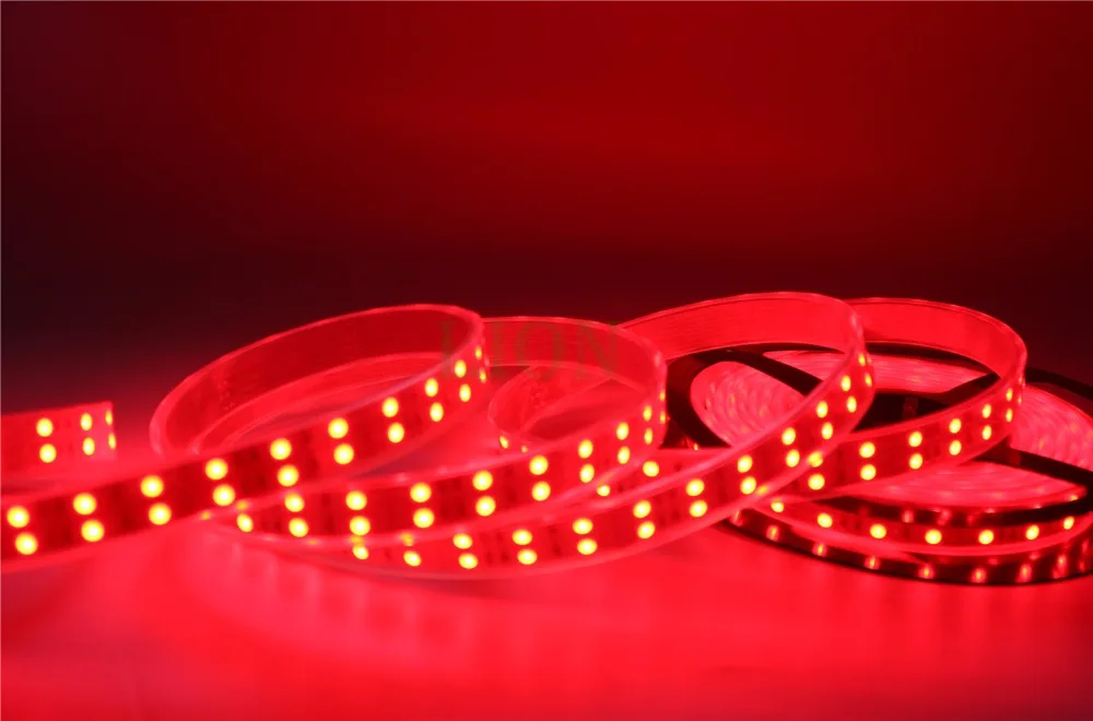 24V 5m 5050 Double row Line LED Strip RGB ,White ,Warm white Waterproof IP20/67 5050 SMD 120leds/m 600LED/5m ,Free shipping