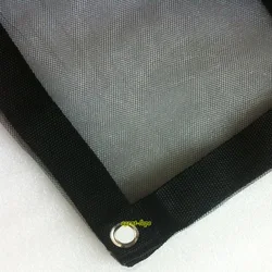 1.8x1.8m 6'x6' 6ftx6ft Double-layer Black Gauze Net Scrim Seamless Cloth for light weakening overhead butterfly Frame Background
