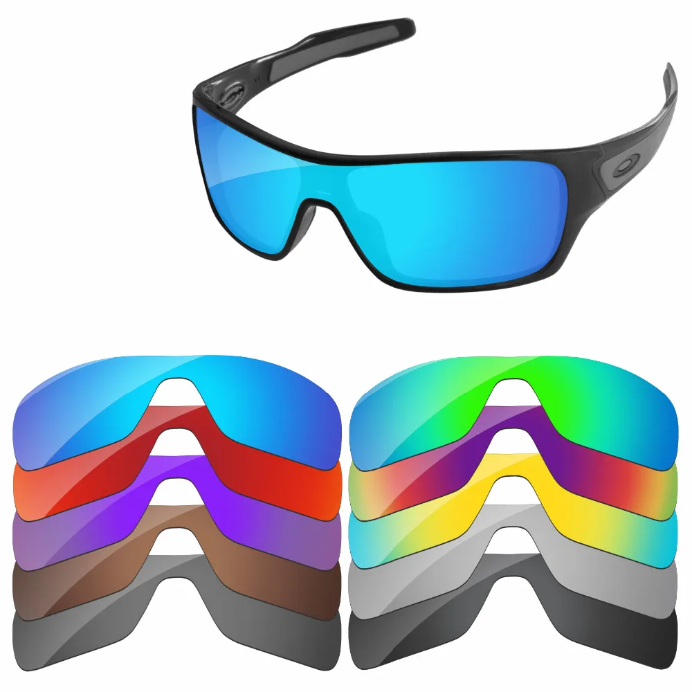 

Bsymbo Replacement Lenses for-Oakley Turbine Rotor Sunglasses Polarized - Multiple Options