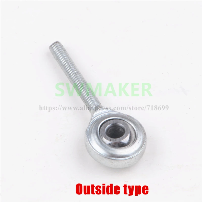 12pcs M3 M4 Thread Fisheye Bearings Rod End Bearing Aluminum SI4T/K SI3T/K Fish Eye for Delta Kossel Mini 3D printer