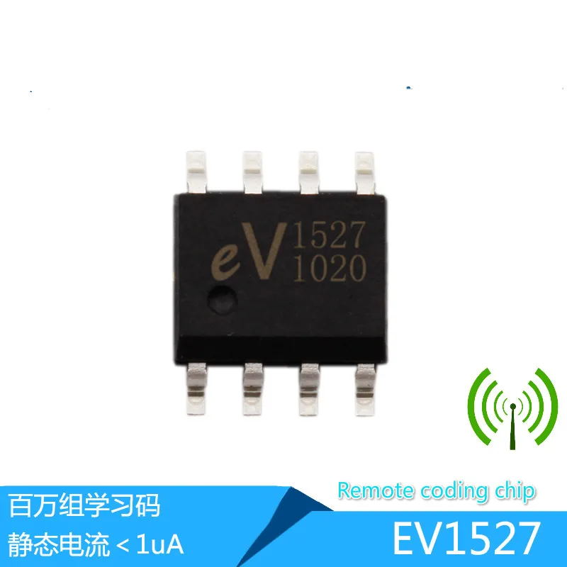 1000pcs Original spot EV1527 wireless coding chip, compatible with RT1527 2240 radio frequency remote controller